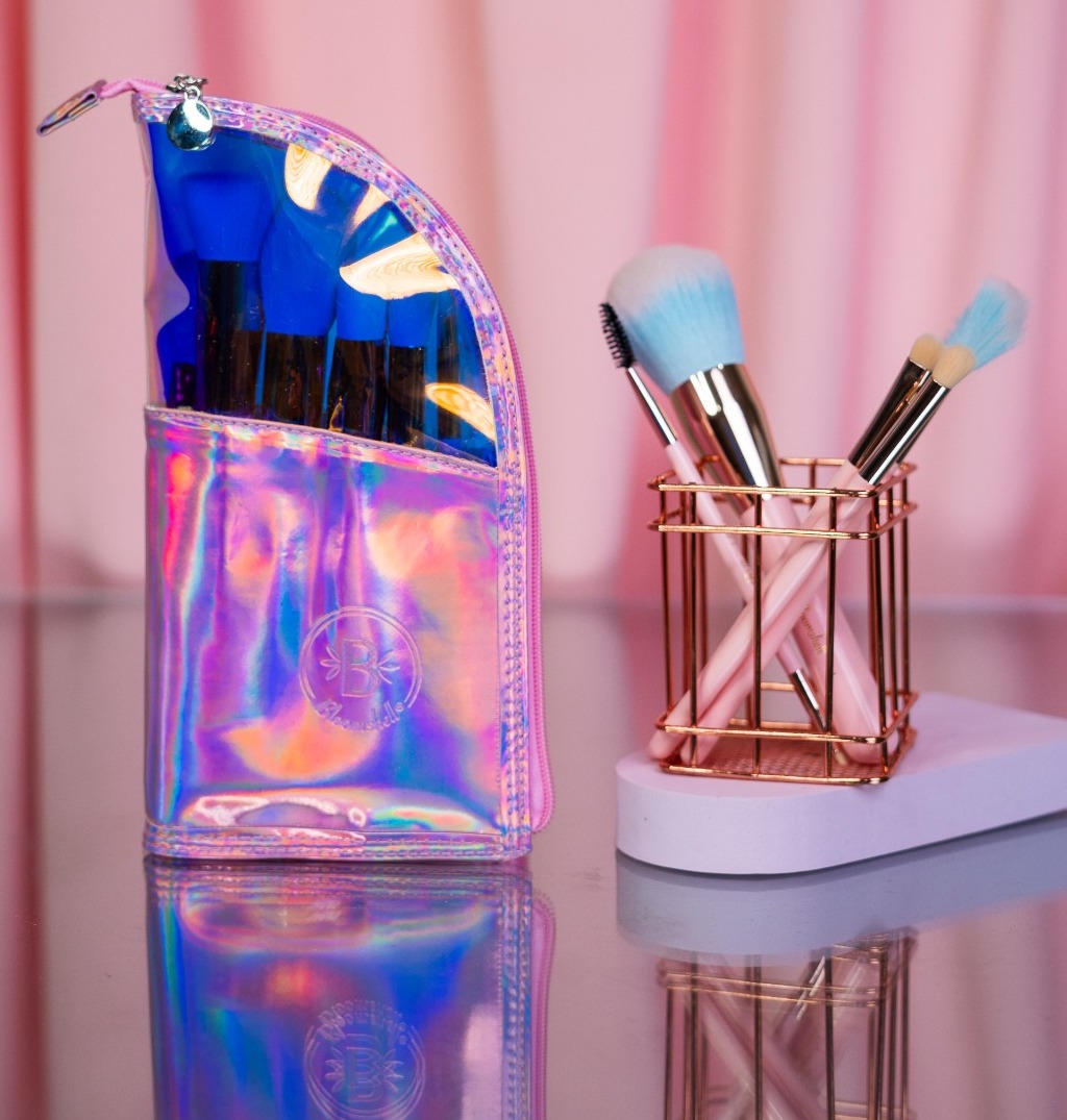 Kit de brochas con estuche – Mar Azul Maquillaje