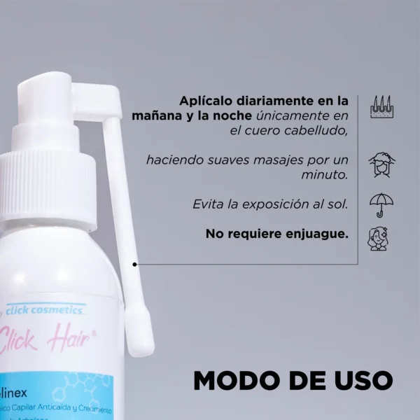 Pelinex tónico anticaída Click Hair - Imagen 2