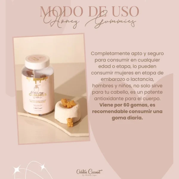 Honey Gummies Golden coconut - Imagen 3