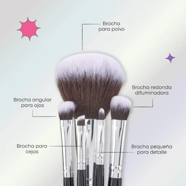 Kit de brochas Academy X10 Lula - Imagen 3