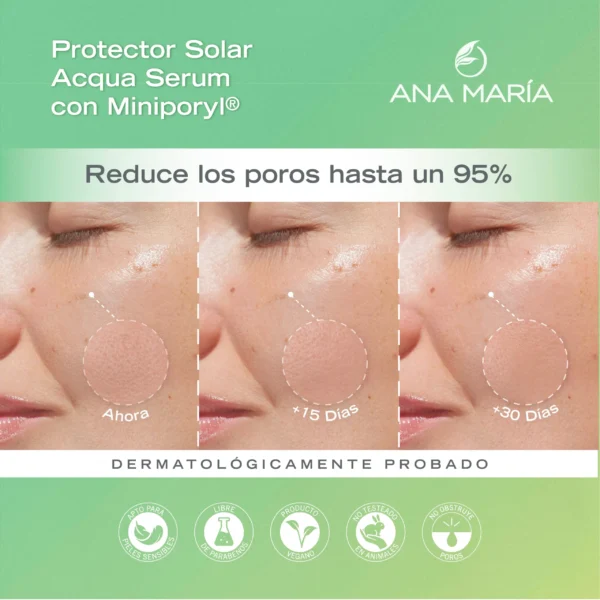 Protector solar acqua serum con color Ana Maria - Imagen 2