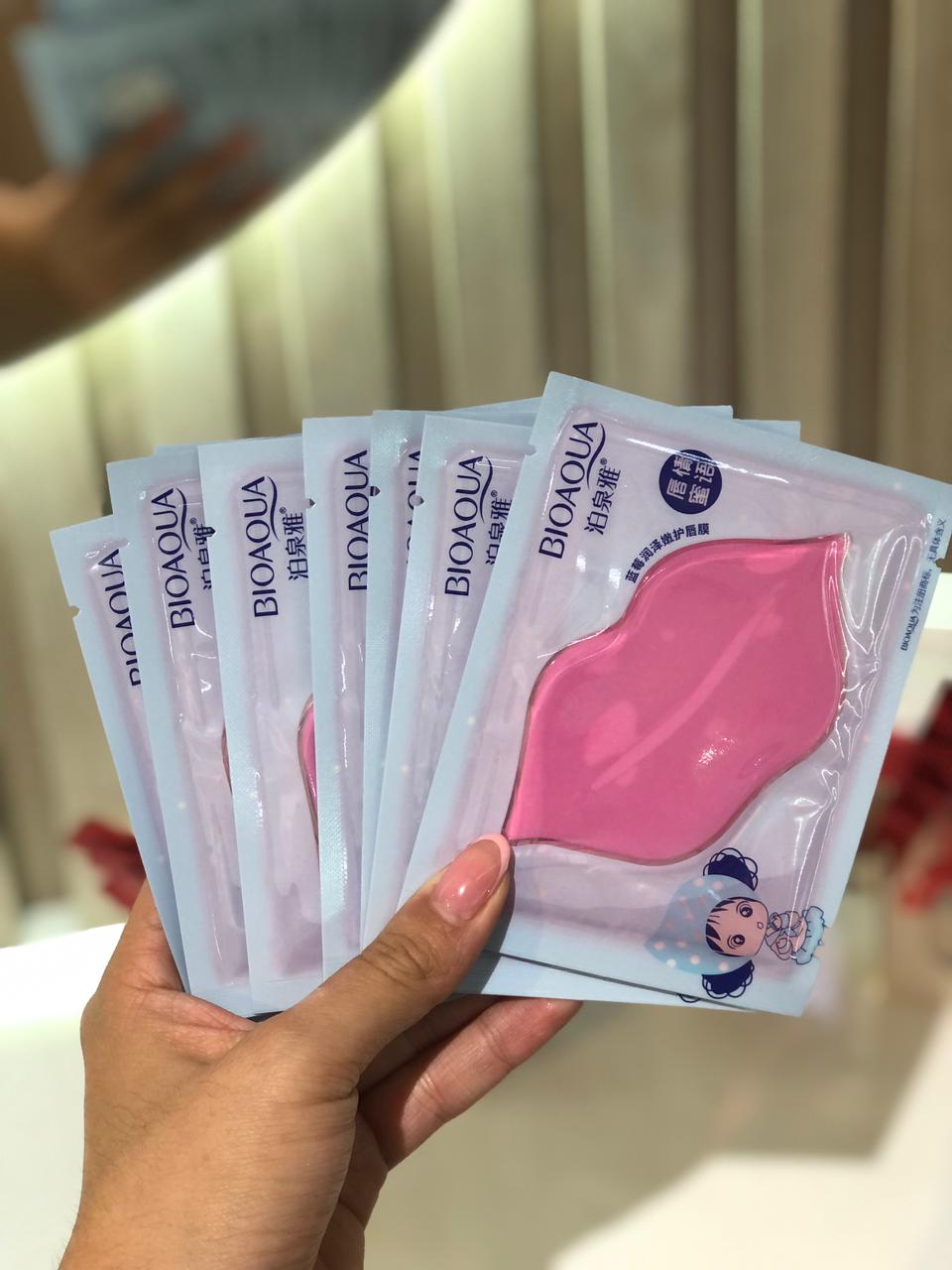 Parches de hidrogel para labios